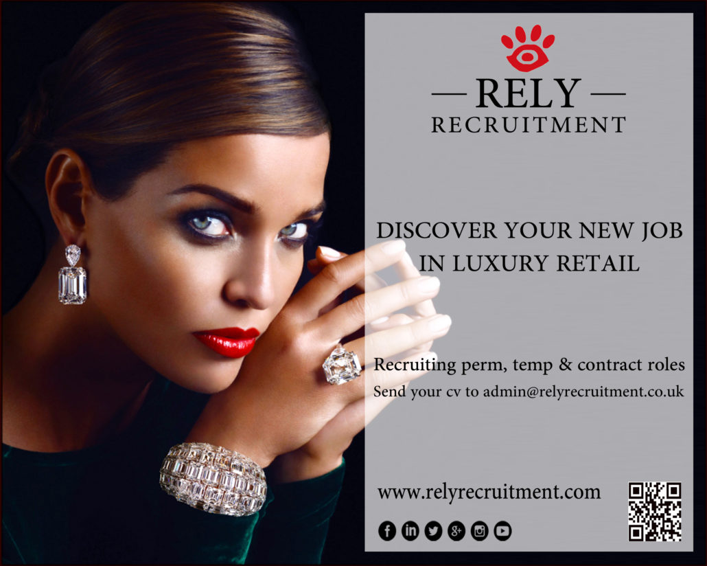 Jobs in luxury retail! Email cv to admin@relyrecruitment.co.uk @Harrods @Selfridges @L0veLuxury @FTLuxury @JOB_LUX www.relyrecruitment.com